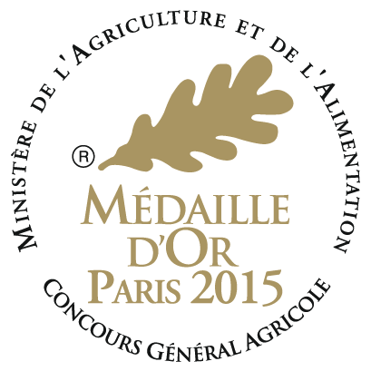 Concours General Agricole - Medaille d'or Paris 2015